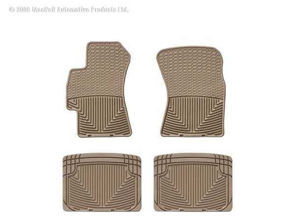 WeatherTech - Floor Mat Set FloorMat WeatherTech 92-98 Subaru SVX Front and Rear Rubber Mats - Tan | W52TN-W20TN - Image 1