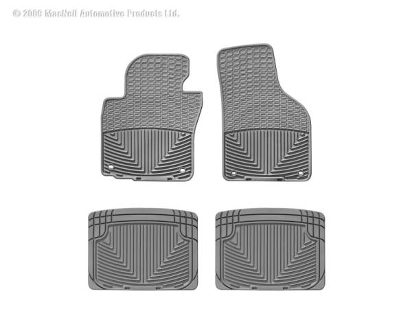 WeatherTech - Floor Mat Set FloorMat WeatherTech 06-10 Volkswagen Passat Front and Rear Rubber Mats - Grey | W53GR-W20GR - Image 1