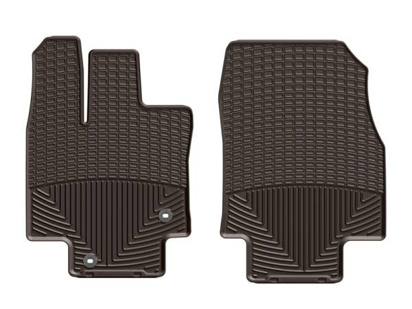 WeatherTech 2020-2022 Toyota Highlander Front Rubber Mats - Cocoa | W540CO - Image 1