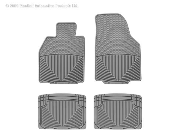 WeatherTech - Floor Mat Set FloorMat WeatherTech 83-92 Porsche 944 Front and Rear Rubber Mats - Grey | W57GR-W20GR - Image 1