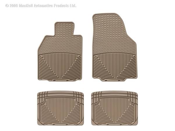 WeatherTech - Floor Mat Set FloorMat WeatherTech 83-92 Porsche 944 Front and Rear Rubber Mats - Tan | W57TN-W20TN - Image 1