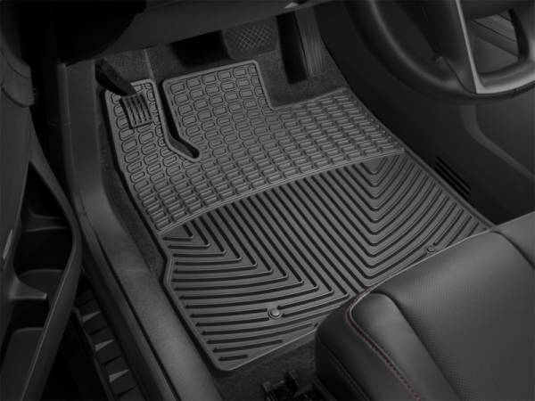 WeatherTech - Floor Mat Set FloorMat WeatherTech 07-12 BMW 3-Series (E90/E91/E92/E93) Front and Rear Rubber Mats - Black | W61-W261 - Image 1