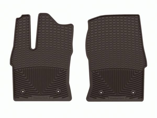 WeatherTech - WeatherTech 22-23 Toyota Tundra Double Cab (Incl. 2022 Tundra Hybrid) Front Rubber Mats - Cocoa | W611CO - Image 1