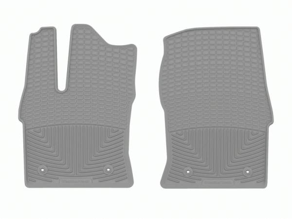WeatherTech - WeatherTech 22-23 Toyota Tundra CrewMax (Incl. 2022 Tundra Hybrid) Front Rubber Mats - Grey | W611GR - Image 1