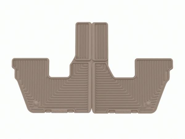 WeatherTech - WeatherTech 21-23 Jeep Grand Cherokee L (6 Passenger Seating) Rear All-Weather Floor Mats - Tan | W616TN - Image 1