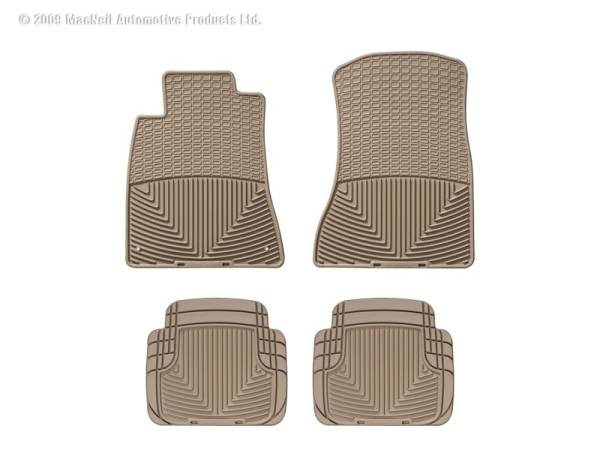 WeatherTech - Floor Mat Set FloorMat WeatherTech 02-10 Lexus SC 430 Front and Rear Rubber Mats - Tan | W77TN-W50TN - Image 1