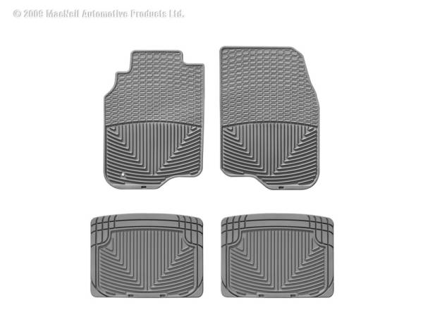 WeatherTech - Floor Mat Set FloorMat WeatherTech 07-09 Saturn Aura Front and Rear Rubber Mats - Grey | W89GR-W20GR - Image 1