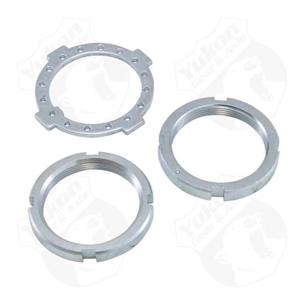 Yukon Gear & Axle - Yukon Gear Dana 50/60 Spindle Nut Kit Replacement | AK D50F-NUTS-A - Image 1