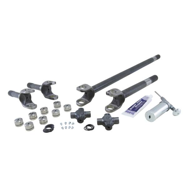 Yukon Gear & Axle - Yukon Gear 4340CM Rplcmnt Axle Kit For 07-13 Dana 30 Front / Non-Rubicon JK / w/Superjoints | YA W24166 - Image 1