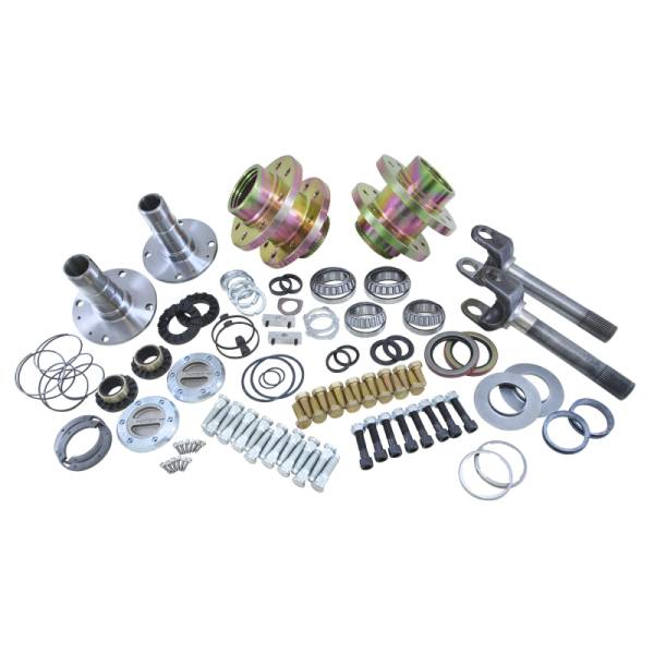 Yukon Gear Spin Free Locking Hub Conversion Kit For Dana 30/Dana 44 TJ/XJ/YJ 27 Spline/5 X 4.5 | YA WU-07 - Image 1