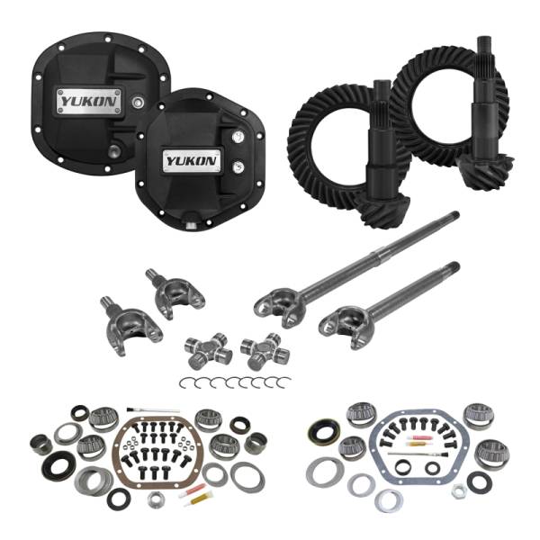 Yukon Gear & Axle - Yukon Master Overhaul Kit Stage 3 Jeep Re-Gear Kit w/Covers Front Axles for Dana 30/44 4.88 Ratio | YGK013STG3 - Image 1