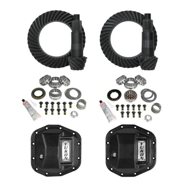 Yukon Gear & Axle - Yukon Gear Stage 2 Jeep JL/JT Re-Gear Kit w/Covers & D44 Front & Rear in a 5.13 Ratio | YGK069STG2 - Image 1