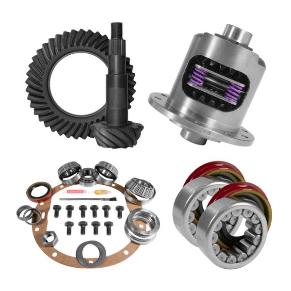 Yukon Gear & Axle - Yukon 8.5in GM 4.56 Rear Ring & Pinion Install Kit 30 Spline Positraction Axle Bearings and Seals | YGK2004 - Image 1