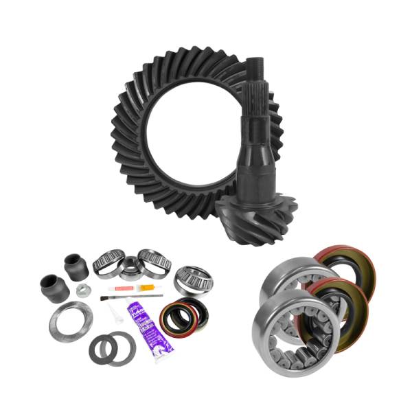 Yukon Gear & Axle - Yukon Gear 9.75in Ford 4.11 Rear Ring & Pinion Install Kit 2.99in OD Axle Bearings and Seals | YGK2096 - Image 1