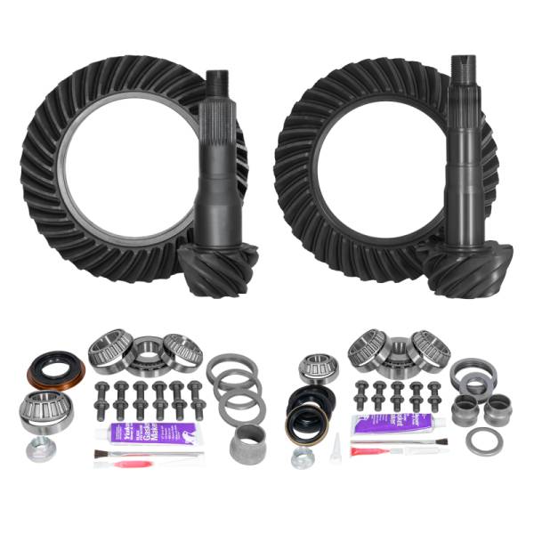 Yukon Gear Ring & Pinion Gear Kit Front & Rear for Toyota 8.75/8IFS Diff (A/T w/E-Locker) 5.29 Ratio | YGKT003-529 - Image 1