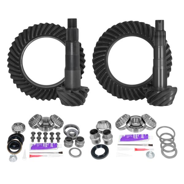 Yukon Gear & Axle - Yukon Ring & Pinion Gear Kit Front & Rear for Toyota 8.4/8IFS Diff (w/o Factory Locker) 4.88 Ratio | YGKT005-488-4 - Image 1