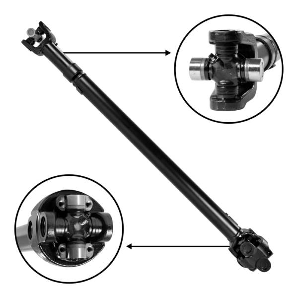 Yukon Gear & Axle - Yukon Gear 97-06 Jeep Wrangler Front Driveshaft 38in Center to Center | ZDS9315 - Image 1