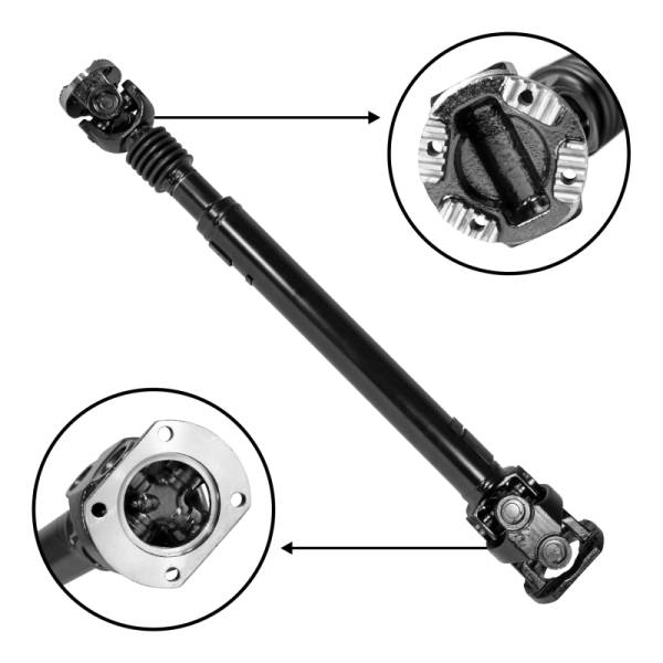 Yukon Gear & Axle - USA Standard Driveshaft for 03-05 Ram 2500/3500 Diesel Front w/ Manual Transmission 19in Length | ZDS9538 - Image 1