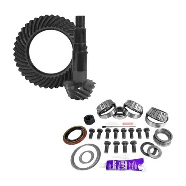 Yukon Gear & Axle - USA Standard Ring & Pinion Gear Set Dana 80 11.25in 3.73 Ratio w/ Install Kit 4.125in OD Head BRG | ZGK2158 - Image 1