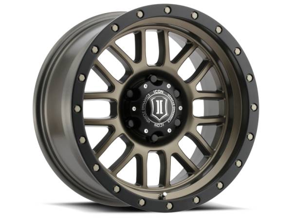 ICON - ICON Alpha 17x8.5 6x135 6mm Offset 5in BS 87.1mm Bore Bronze Wheel | 1217856350BR - Image 1