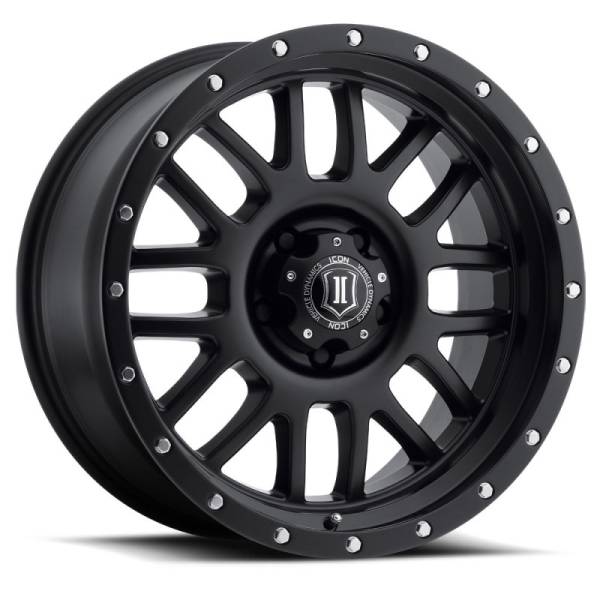 ICON - ICON Alpha 20x9 6x135 16mm Offset 5.625in BS Satin Black Wheel | 1220906356SB - Image 1