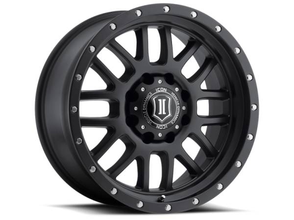 ICON - ICON Alpha 20x9 8x180 12mm Offset 5.5in BS 125.2mm Bore Satin Black Wheel | 1220908955SB - Image 1