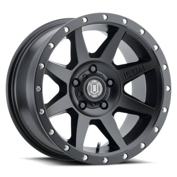 ICON - ICON Rebound 17x8.5 5x4.5 0mm Offset 4.75in BS 71.5mm Bore Satin Black Wheel | 1817856547SB - Image 1