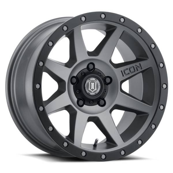 ICON - ICON Rebound 17x8.5 5x5.5 0mm Offset 4.75in BS 77.9mm Bore Titanium Wheel | 1817858547TT - Image 1