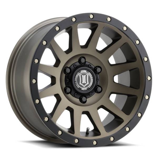 ICON - ICON Compression 18x9 6x5.5 25mm Offset 6in BS 95.1mm Bore Bronze Wheel | 2018909060BR - Image 1