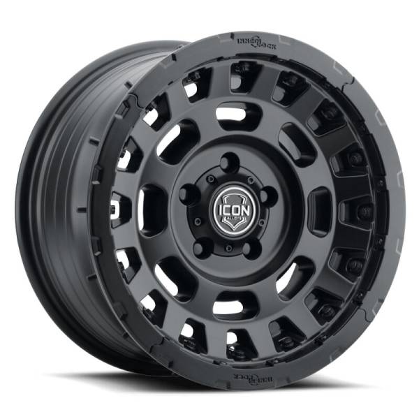 ICON - ICON Hammer Pro 17x8.5 / 5x150 / 25MM / 5.75in BS - Satin Black | 21017855557SB - Image 1