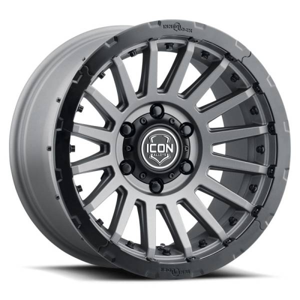 ICON - ICON Recon Pro 17x8.5 6 x 135 6mm Offset 5in BS 87.1mm Bore Charcoal Wheel | 23617856350CH - Image 1