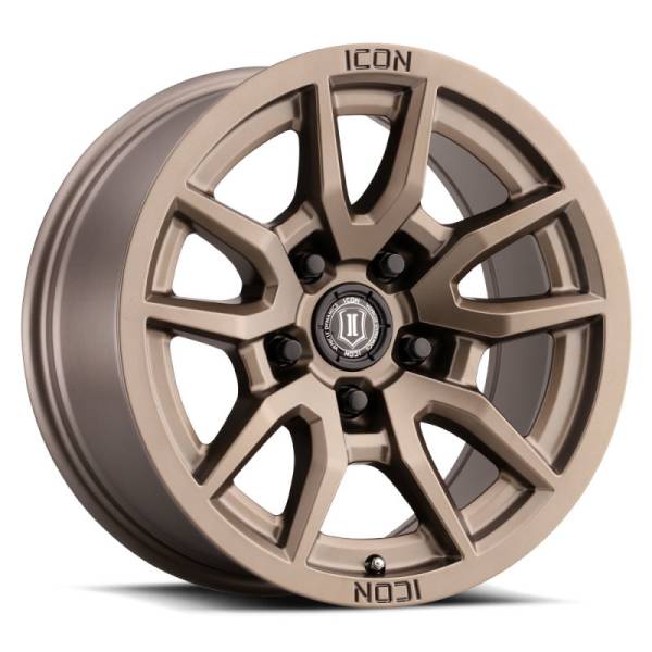 ICON - ICON Vector 5 17x8.5 5x150 25mm Offset 5.75in BS 110.1mm Bore Bronze Wheel | 2617855557BR - Image 1