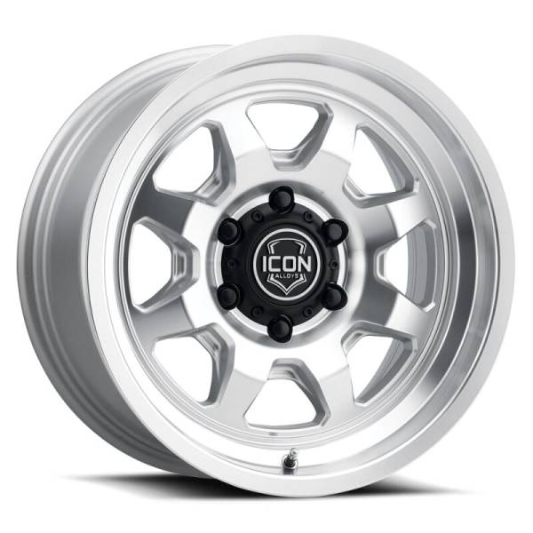 ICON - ICON Nuevo 17x8.5 / 6x135 / 6mm Offset 5in BS - Silver Machined | 8117856350SM - Image 1
