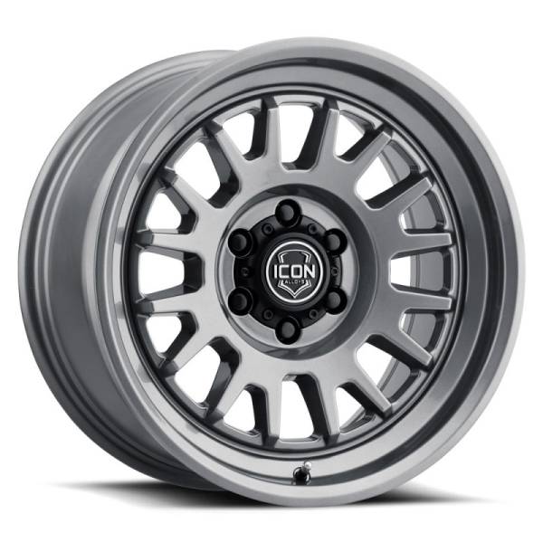 ICON - ICON Anza 17x8.5 6x5.5 0mm Offset 4.75in BS 106.1mm Hub Bore Gun Metal Wheel | 8217858347GM - Image 1