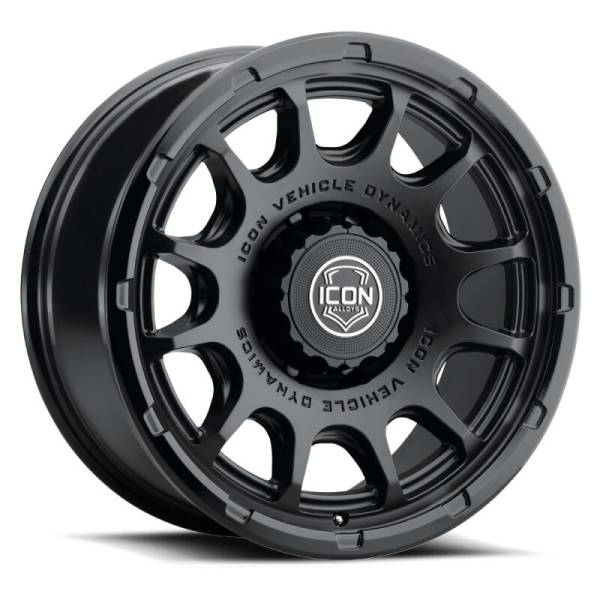 ICON - ICON Alloys Rancho 20x9 / 8x170 / 6mm / 5.25in BS DBL Black Wheel | 8420908152DB - Image 1