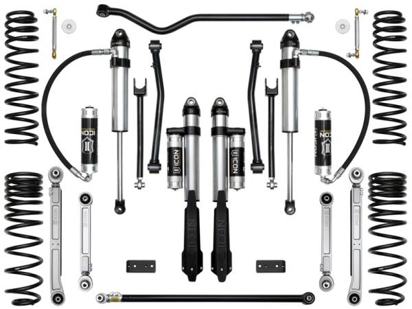 ICON - ICON 2020+ Jeep Gladiator 2.5in Stage 7 Suspension System (Billet) | K22107 - Image 1