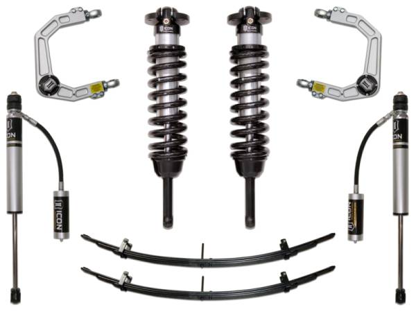 ICON - ICON 05-15 Toyota Tacoma 0-3.5in/2016+ Toyota Tacoma 0-2.75in Stg 3 Suspension System w/Billet Uca | K53003 - Image 1