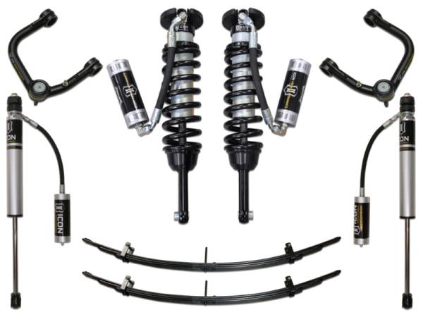 ICON - ICON 05-15 Toyota Tacoma 0-3.5in/2016+ Toyota Tacoma 0-2.75in Stg 4 Suspension System w/Tubular Uca | K53004T - Image 1