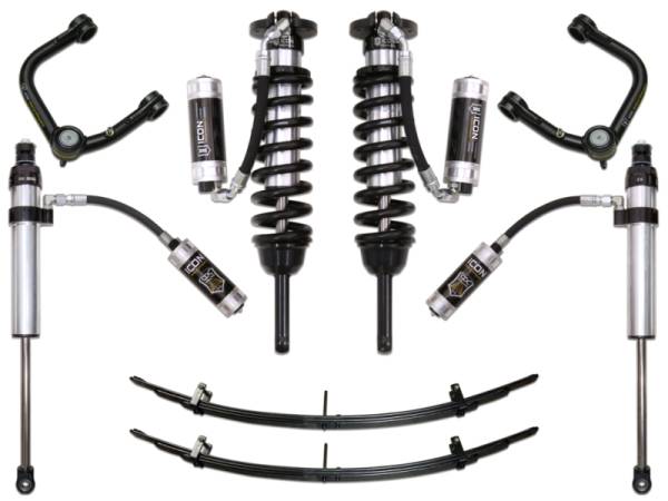 ICON - ICON 05-15 Toyota Tacoma 0-3.5in/2016+ Toyota Tacoma 0-2.75in Stg 6 Suspension System w/Tubular Uca | K53006T - Image 1