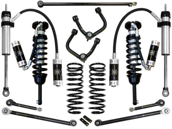 ICON - ICON 2010+ Toyota FJ/4Runner 0-3.5in Stage 6 Suspension System w/Tubular Uca | K53066T - Image 1