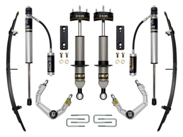 ICON - ICON 05-22 Toyota Tacoma 0-2in Stage 3 Exp Suspension System Billet | K53222 - Image 1