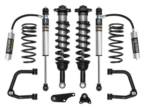 ICON - ICON 2024+ Toyota Tacoma 1.25in-3in Stage 3 Suspension System Tubular w/ Triple Rate Spring | K53293TS - Image 1