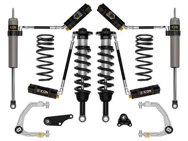 ICON - ICON 2024+ Toyota Tacoma 1.25in-3in Stage 5 Suspension System Billet w/ Triple Rate Spring | K53295S - Image 1