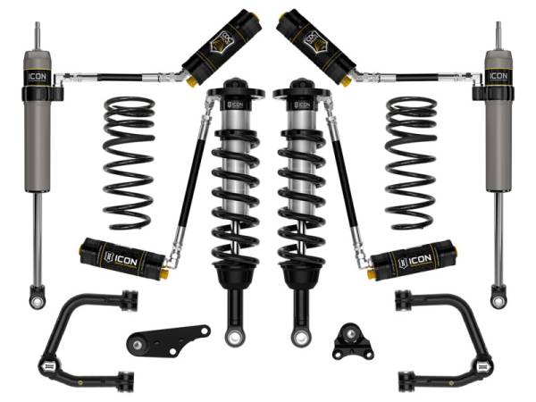 ICON - ICON 2024+ Toyota Tacoma 1.25in-3in Stage 5 Suspension System Tubular w/ Triple Rate Spring | K53295TS - Image 1