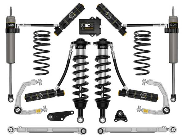 ICON - ICON 2024+ Toyota Tacoma 1.25in-3in Stage 10 Suspension System Billet w/ Triple Rate Spring | K53300S - Image 1