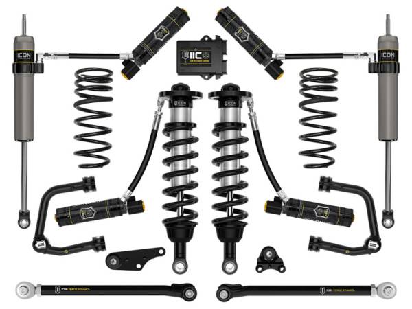 ICON - ICON 2024+ Toyota Tacoma 1.25in-3in Stage 10 Suspension System Tubular w/ Triple Rate Spring | K53300TS - Image 1