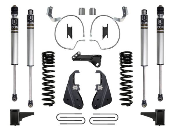 ICON - ICON 2023 Ford F-250/F-350 Super Duty 4WD Diesel 4.5in Lift Stage 1 Suspension System | K64541 - Image 1