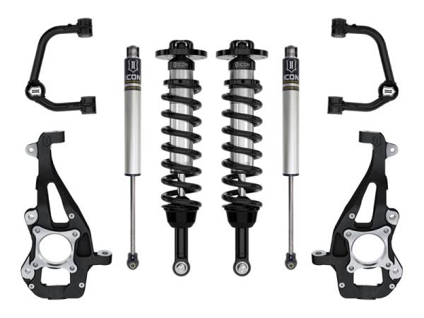ICON - ICON 21-23 Ford F150 4WD 3.5-4.5in  Stage 1 Suspension System With Tubular Upper Control Arms | K93141T - Image 1