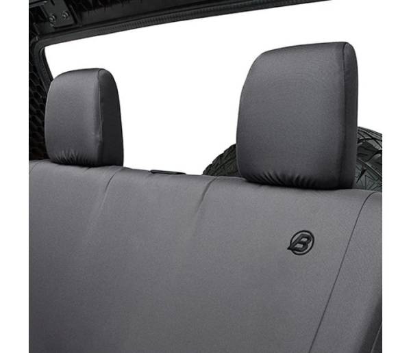 Bestop - Seat Covers - Jeep '08-12 Wrangler JK 4-Door; Rear (Black Diamond) | 29281-35 - Image 1