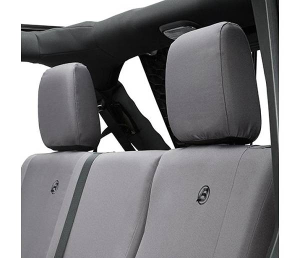 Seat Covers - Jeep '07, '13-18 Wrangler JK 4-Door; Rear (Charcoal) | 29284-09 - Image 1